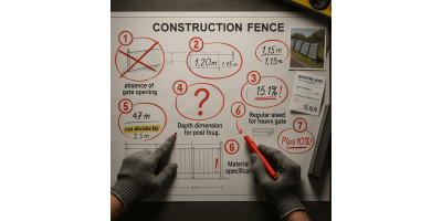 Чертеж забора