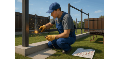 Фундамент под забор из профнастила