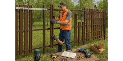 Расстояние между штакетником в заборе