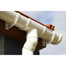 Кронштейн желоба slider Классика 120 ПВХ Grand Line RAL 9003 белый