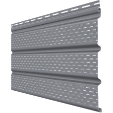Софит Classic Grand Line полностью перфорированный серый графит (3,0м)