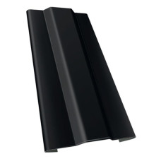 Защелка для кронштейна трубы, Optima Matt RAL 9005 черная