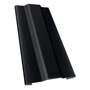 Защелка для кронштейна трубы, Optima Matt RAL 9005 черная