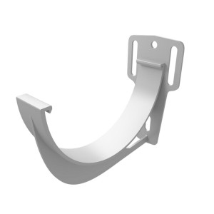 Кронштейн желоба slider Классика 120 ПВХ Grand Line RAL 9003 белый