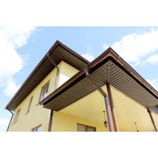 Софит Classic Grand Line частично перфорированный коричневый (3,0м)