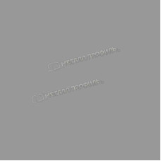 Металлочерепица Металл Профиль Монтекристо ML NormanMP ПЭ 01 RAL 9006 бело-алюминиевый 0.5 мм