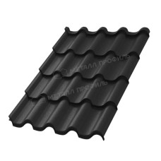 Металлочерепица Металл Профиль Монтерроса ML VALORI 20 DarkGrey 0.5 мм