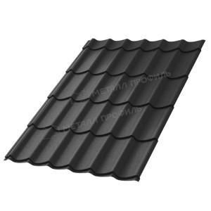 Металлочерепица Металл Профиль Ламонтерра XL VALORI 20 DarkGrey 0.5 мм