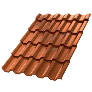 Металлочерепица Металл Профиль Трамонтана ML AGNETA 20 Copper\Copper 0.5 мм