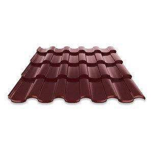 Металлочерепица Руукки (Ruukki) Adamante 05 Polyester (PE) Zn 275 (шоколадный) RR887