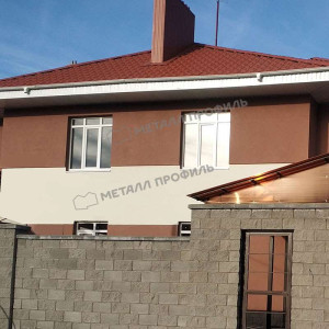 Металлочерепица Металл Профиль Трамонтана X PURETAN 20 RAL 8017 шоколадно коричневый 0.5 мм
