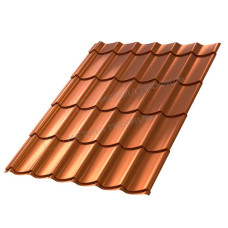 Металлочерепица Металл Профиль Ламонтерра AGNETA 03 Copper\Copper 0.5 мм