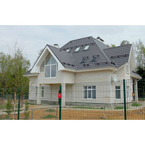 Металлочерепица Grand Line Классик (Classic) v01 0,5 Satin RAL 7004 сигнальный серый