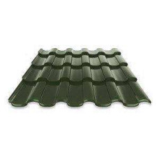 Металлочерепица Руукки (Ruukki) Adamante 05 Polyester (PE) Zn 275 (хвойно-зеленый) RR11
