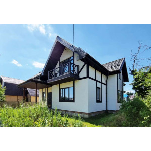 Металлочерепица Grand Line Квинта плюс (Kvinta plus) 0,5 Rooftop Бархат RAL 9005 черный