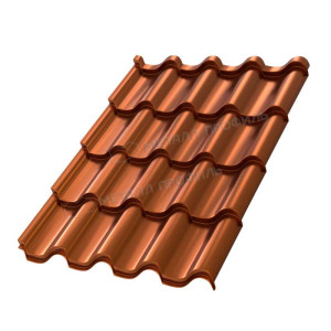 Металлочерепица Металл Профиль Монтерроса SL AGNETA 20 Copper\Copper 0.5 мм