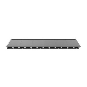 Модульная металлочерепица Руукки (Ruukki) Hyygge 06 Crown BT Zn 275 (темно-серый) RR23