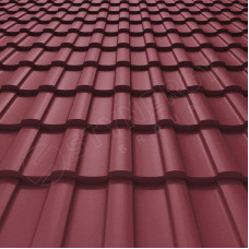 Металлочерепица Стинержи (Stynergy)  — S GRAPHITE45 RAL 3005 винно-красный 0.45