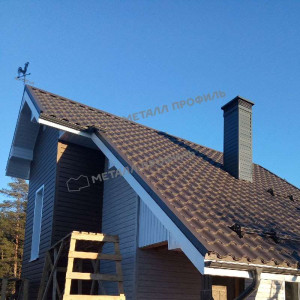 Металлочерепица Металл Профиль Монтерроса XL VALORI 20 Violet 0.5 мм