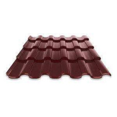 Металлочерепица Руукки (Ruukki) Adamante 05 Polyester (PE) Zn 275 (красный) RR29