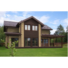 Металлочерепица Grand Line Классик (Classic) v01 0,5 Satin RAL 8017 шоколад