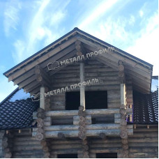 Металлочерепица Металл Профиль Монтерроса ML VikingMP E 20 RAL 7024 серый графит 0.5 мм