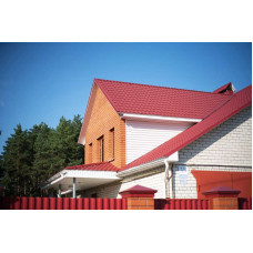 Металлочерепица Grand Line Классик (Classic) v01 0,5 Satin RAL 3011 коричнево-красный