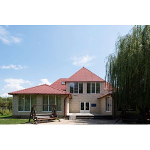 Металлочерепица Grand Line Классик (Classic) v02 0,5 Satin RAL 3005 красное вино