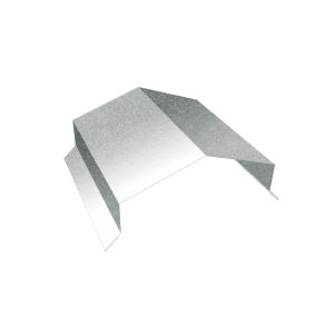 Парапетная крышка угольная 150мм 0,55 Zn (2м)