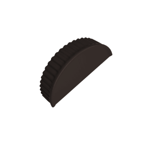 Заглушка малая торцевая 0,5 Atlas RR 32 темно-коричневый