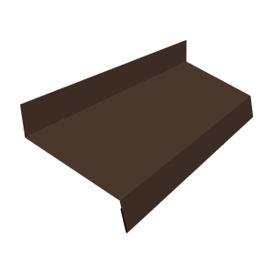 Отлив простой 50 0,4 PE-Double с пленкой RAL 8017 шоколад (2м)