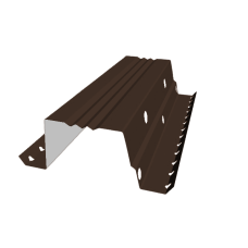 Вентилируемый прогон опорный фальц PRO 35 0,45 PE RAL 8017 шоколад (0,43м)