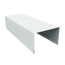 Крышка для забора из сайдинга (Квадро брус, Вертикаль) 0,7 Zn (2,54м)