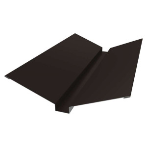 Планка ендовы верхней 115х30х115 0,45 Drap TR RR 32 темно-коричневый (2м)