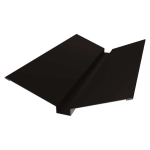 Планка ендовы верхней 115х30х115 0,45 Drap TR RAL 9005 черный (2м)