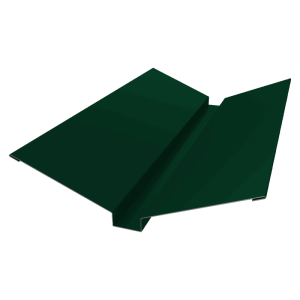 Планка ендовы верхней 115х30х115 0,5 Satin Matt TX RAL 6005 зеленый мох (2м)