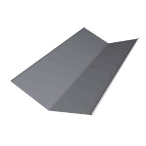 Планка ендовы нижней 300х300 0,45 Drap TX RAL 7004 сигнальный серый (2м)