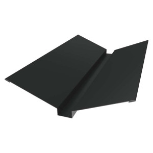 Планка ендовы верхней 115х30х115 0,5 PurLite Matt RAL 7016 антрацитово-серый (2м)