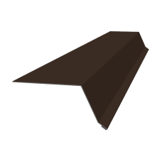 Планка капельник 100х55 0,4 PE с пленкой RAL 8017 шоколад (2м)
