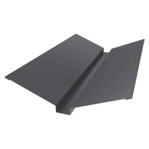 Планка ендовы верхней 115х30х115 0,45 Drap TX RAL 7004 сигнальный серый (2м)