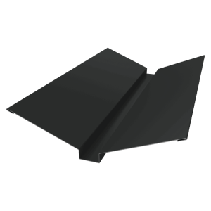 Планка ендовы верхней 115х30х115 0,5 Satin Matt RAL 7016 антрацитово-серый (2м)