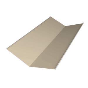 Планка ендовы нижней 300х300 0,5 Satin с пленкой RAL 1015 светлая слоновая кость (2м)
