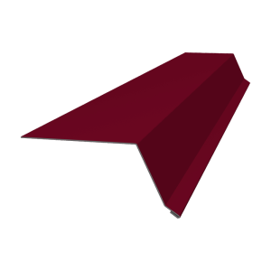 Планка капельник 100х55 0,45 PE с пленкой RAL 3003 рубиново-красный (2м)