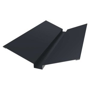 Планка ендовы верхней 115х30х115 0,45 Drap TR RAL 7024 мокрый асфальт (2м)