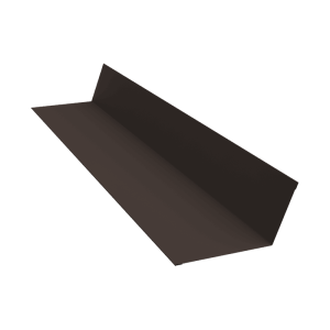 Планка примыкания 90х140 0,45 Drap RR 32 темно-коричневый (2м)