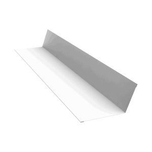 Планка примыкания 90х140 0,5 Satin с пленкой RAL 9003 сигнальный белый (2м)