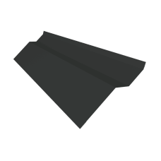 Планка примыкания внакладку Фартук S6 пристенный накладной 0,5 Satin с пленкой RAL 7016 антрацитово-серый (2м)