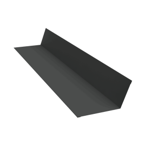 Планка примыкания 90х140 0,5 Satin с пленкой RAL 7016 антрацитово-серый (2м)