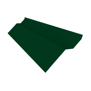 Планка примыкания внакладку Фартук S6 пристенный накладной 0,45 Drap RAL 6005 зеленый мох (2м)