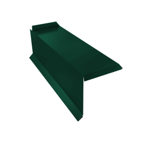 Планка торцевая сегментная 20мм Левая 0,4 PE с пленкой RAL 6005 зеленый мох
